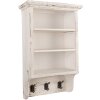 Clayre & Eef 5H0753 Armoire Murale 36x17x57 cm Bois & Fer Style Campagne