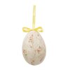 Clayre & Eef 65908 Set de 6 Œufs Décoratifs à Suspendre Ø 7x10 cm