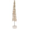 Clayre & Eef 66315BE Décoration Sapin Beige-Doré Ø 5x25 cm