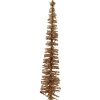 Clayre & Eef 66315BR Décoration Sapin Ø 5x25 cm Brun-Doré