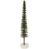 Clayre & Eef 66315GR Décoration Sapin Vert & Doré 5x25 cm