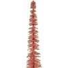 Clayre & Eef 66315P Décoration Sapin Rose Doré Ø 5x25 cm