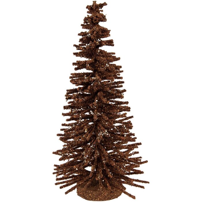 Clayre & Eef 66318BR Décoration Sapin 14x25 cm
