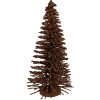 Clayre & Eef Décoration Sapin Ø 17x30 cm Bois & Fer Braun-Gold