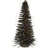 Clayre & Eef 66319GR Décoration Sapin Ø 17x30 cm Vert-Or