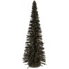 Clayre & Eef 66320GR Décoration Sapin Ø 20x50 cm Vert-Doré