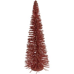 Clayre & Eef 66320P Décoration Sapin Ø 20x50 cm Rose Doré