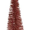 Clayre & Eef 66320P Décoration Sapin Ø 20x50 cm Rose Doré