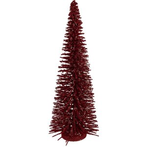 Clayre & Eef Décoration Sapin Rot-Doré 20x50 cm