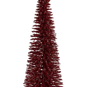 Clayre & Eef Décoration Sapin Rot-Doré 20x50 cm