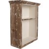 Clayre & Eef 6H2466 Armoire Murale 36x15x43 cm Style Campagne