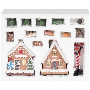 Set de 17 cadres photo LED Clayre & Eef - Ambiance Noël