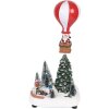 Clayre & Eef Déco Sapin LED Vert & Blanc 17x13x32cm