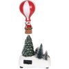 Clayre & Eef Déco Sapin LED Vert & Blanc 17x13x32cm