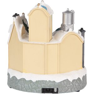 Clayre & Eef Maison Décorative LED 20x17x23 cm Blanc Marron