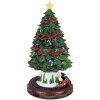 Clayre & Eef Sapin de Noël LED Vert/Rouge 24x46cm