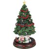 Clayre & Eef Sapin de Noël LED Vert/Rouge 24x46cm