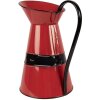 Clayre & Eef 6Y5900L Pot Décoratif Vintage 22x17x27 cm Rouge/Noir