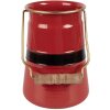 Clayre & Eef 6Y5903 Décoration Pot à Lait Rouge & Noir 12x10x16 cm