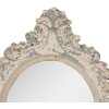 Clayre & Eef 52S332 Miroir Mural 46x3x64 cm Beige/Gris