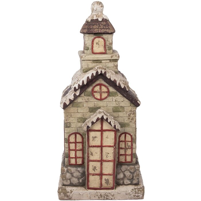 Clayre & Eef 5MG0070 Décoration Maison 36x30x80 cm Vert Beige