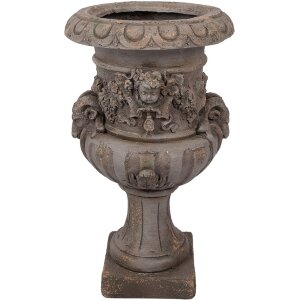 Clayre & Eef 5MG0092 Pot de fleurs décoratif gris 40x38x64 cm