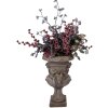 Clayre & Eef 5MG0092 Pot de fleurs décoratif gris 40x38x64 cm