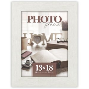 Cadre Photo en Bois ZEP Renton 3 Couleurs 4 Tailles Verre Clair