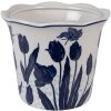 Clayre & Eef Pot de Fleurs Décoratif Tulipes 21x16 cm