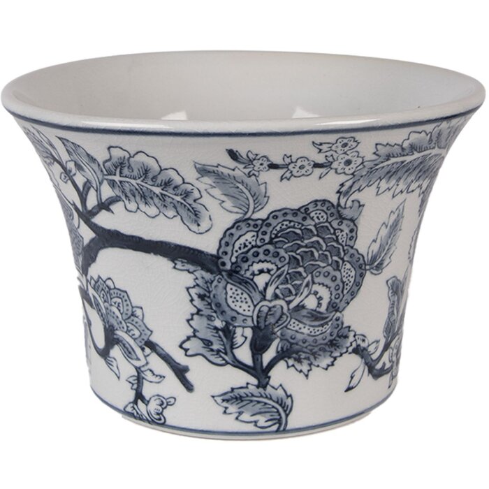 Clayre & Eef Pot de Fleurs Décoratif Ø 22x15 cm