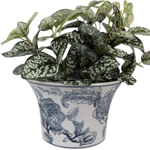 Clayre & Eef Pot de Fleurs Décoratif Ø 22x15 cm