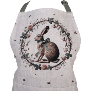 Clayre & Eef NLE41 Tablier 70x85 cm Beige-Brun