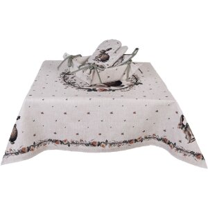 Gant de four Clayre & Eef NLE44, 18x30 cm, beige-brun