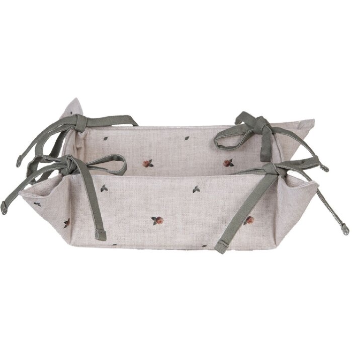 Clayre & Eef NLE47 Panier à pain beige-brun 35x35x8 cm