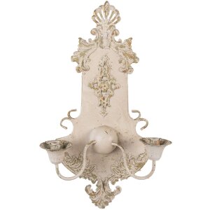 Lampe murale Clayre & Eef 5LMP380, beige-vert, E14,...