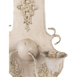 Lampe murale Clayre & Eef 5LMP380, beige-vert, E14,...