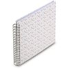 Album spirale floral Hama, 28x24 cm, 50 pages blanches, neutre