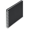 Album spirale Fine Art Hama 18,5x15 cm 30 pages blanches New Black