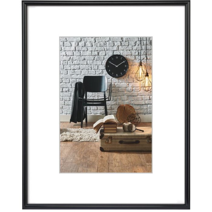 Cadre photo en plastique Hama Sevilla noir 60x80 cm