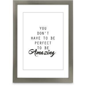 Cadre Photo Hama Chiaro, Acier, 30x40 cm, Design Moderne...