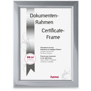 Cadre photo Chill argent Hama 21x29,7 cm DIN A4