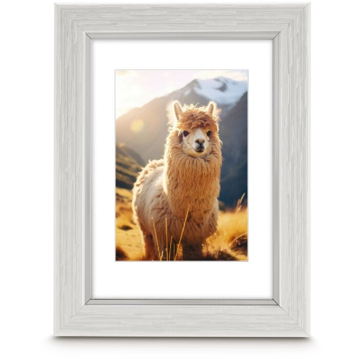 Cadre photo Hama Kunststoffrahmen Lima blanc 20 x 30 cm avec élément intérieur détachable et verre anti-reflets