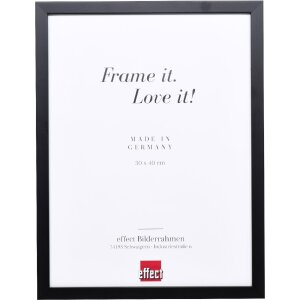 Cadre photo bois effet profil 58 – 4 couleurs, 10x15 à 70x100 cm