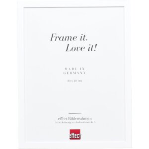 Cadre photo bois effet profil 58 – 4 couleurs, 10x15 à 70x100 cm