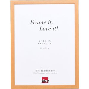 Cadre photo bois effet profil 58 – 4 couleurs, 10x15 à 70x100 cm