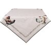 Nappe de table Clayre & Eef BYC01 100x100 cm motif poules