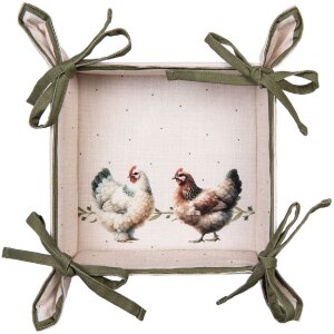 Clayre & Eef Panier à pain 35x35x8 cm –...