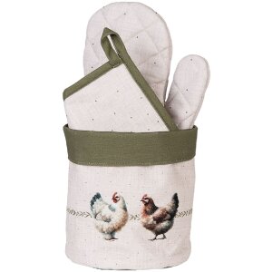 Clayre & Eef BYC50 Panier à pain beige-brun Ø15x16 cm