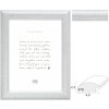 Cadre photo Deknudt S97DD7 – argent, dimensions variées