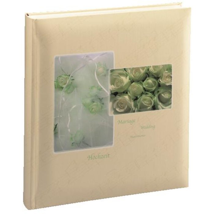Henzo Album photo de mariage Attraction beige 28x30,5 cm 60 pages blanches